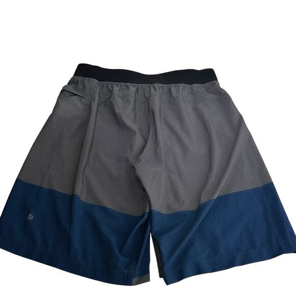 Lululemon Short Mens Medium Gray Train To Beach Stretch Lined Swim Trunks Size M - Picture 2 of 12